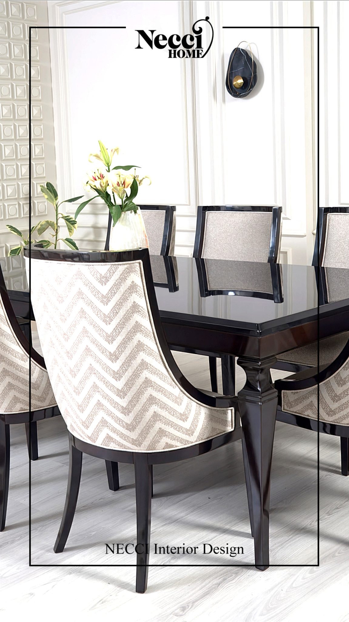 diamond dining set by necci